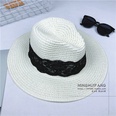 fashion sun hat jazz straw hat lace hat sun hatpicture9